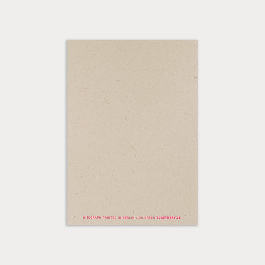 Postkarte / Simply the best / Pflanzenfarbe / Ökopapier - unverpackt & lose